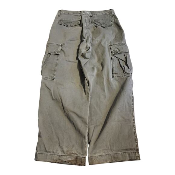 Vintage Jnco Industries Jeans Army Twill Cargo Pants Skater Grunge Olive 34x30 - Picture 5 of 15